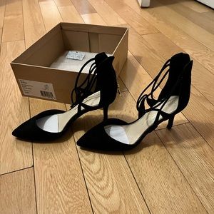 Jessica Simpson - Piah suede pumps ankle wrap